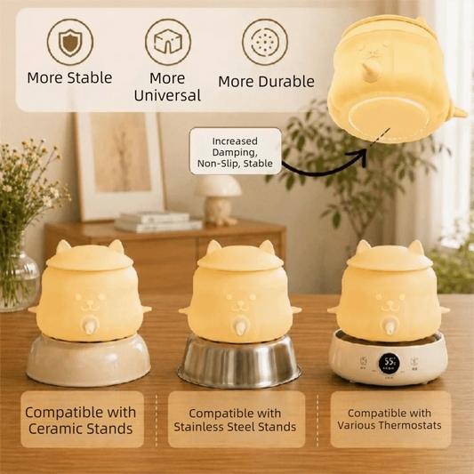 Multi-Nipple Silicone Pet Milk Feeder for Newborn Kittens & Puppies