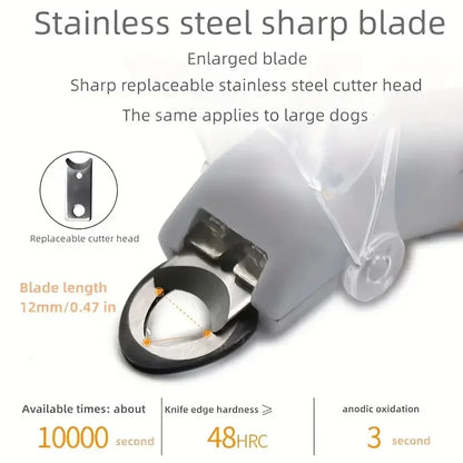 Professional LED Pet Nail Clipper with 5X Magnification