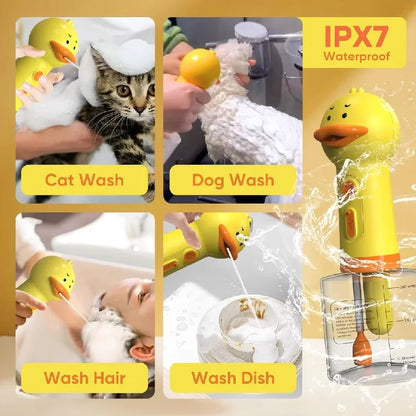 Cute Duck-Shaped Electric Pet Foaming Soap Dispenser