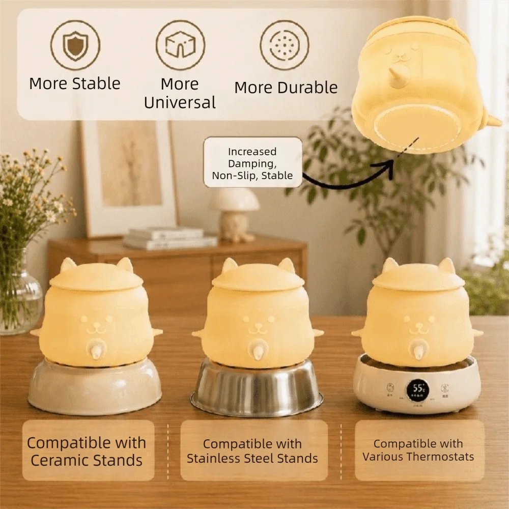 Multi-Nipple Silicone Pet Milk Feeder for Newborn Kittens & Puppies