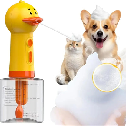 Cute Duck-Shaped Electric Pet Foaming Soap Dispenser