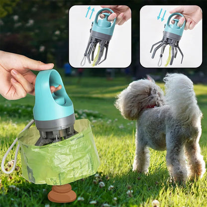 Portable Hand-Free Pet Poop Scooper – Claw Design Dog Waste Picker