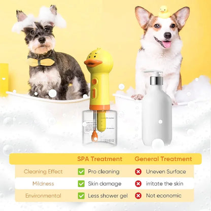 Cute Duck-Shaped Electric Pet Foaming Soap Dispenser